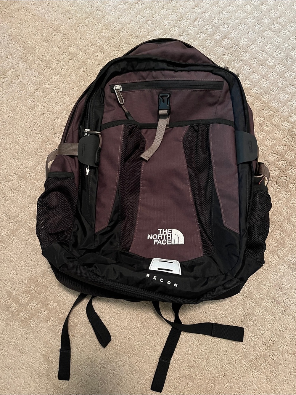 The North Face Men's Backpack - Brown and Black Travel Pack